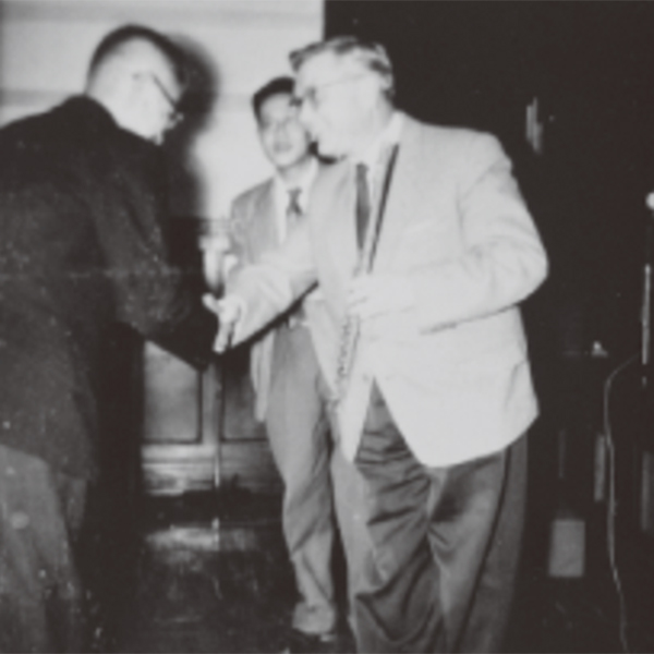 村松孝一、吉田雅夫氏、ハンス・レズニチェック氏