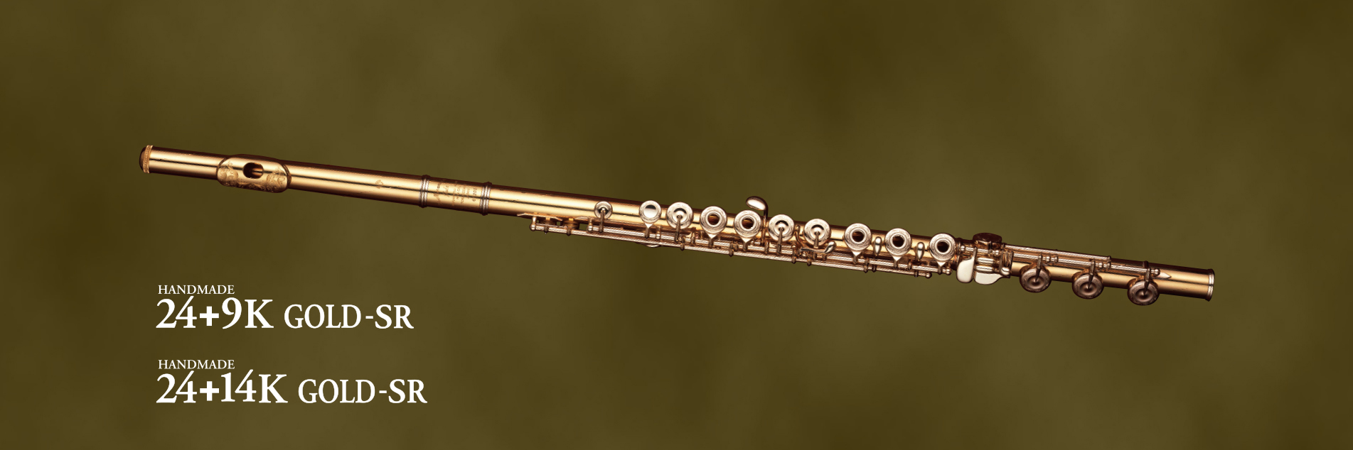 24+9K.GOLD-SR／24+14K.GOLD-SR MODEL｜MURAMATSU FLUTE